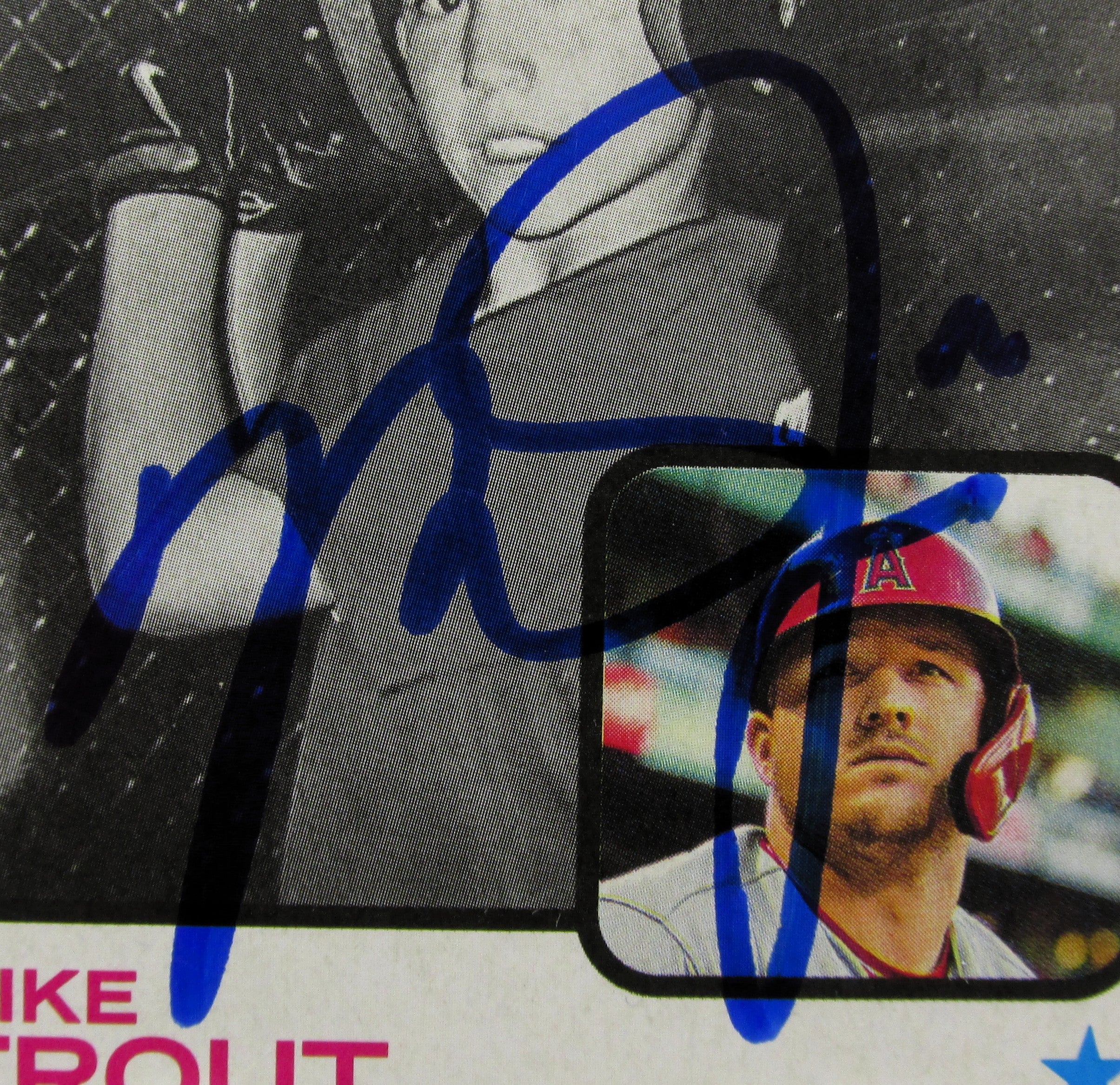 Mike Trout Signed Card With COA (PC482642) (Angels)