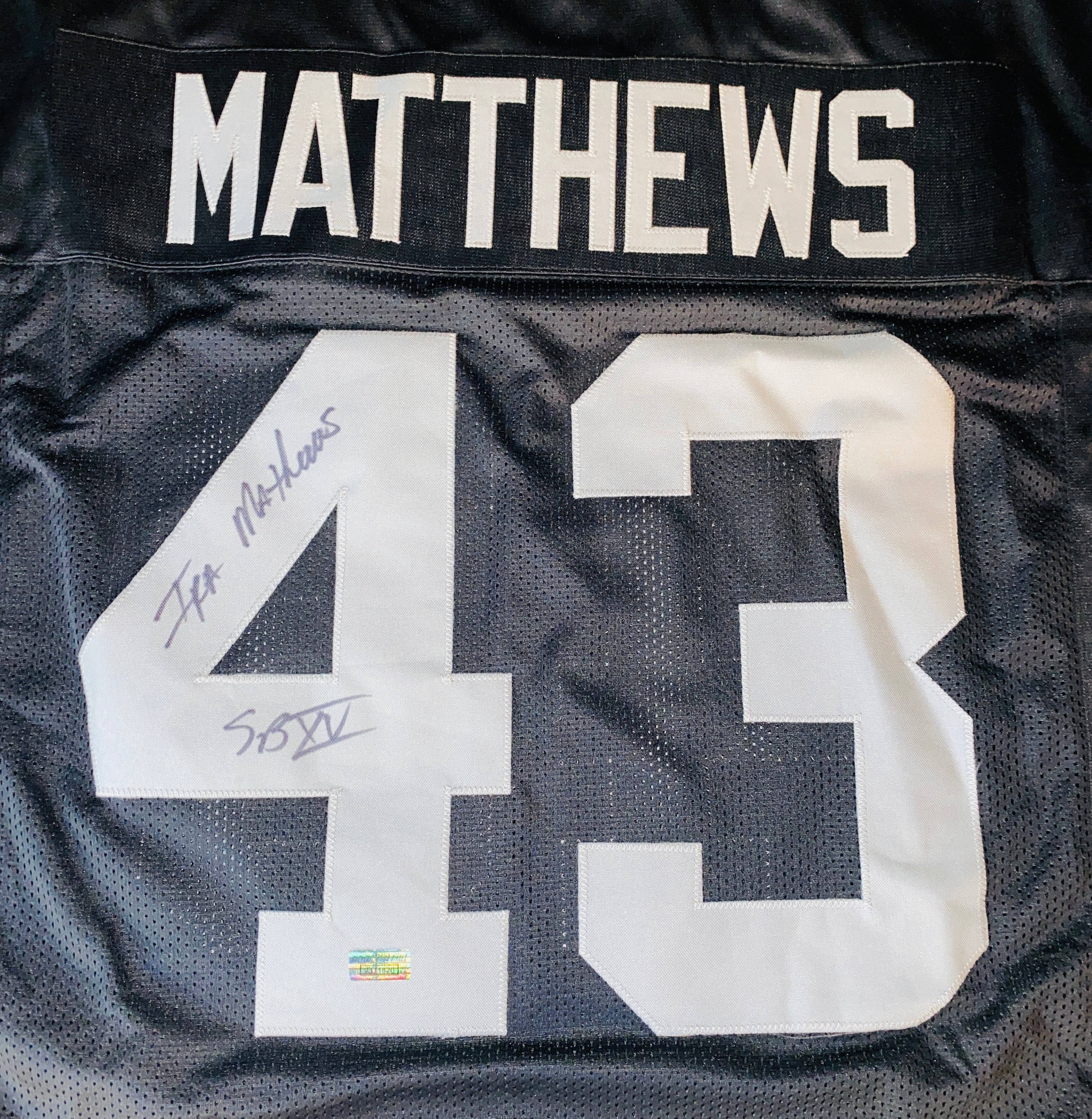 Ira Matthews Signed Jersey With COA (2371820) (Raiders)