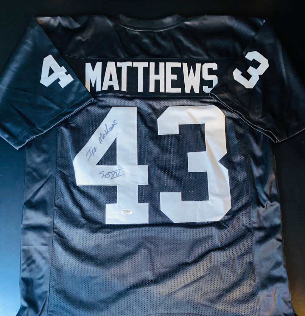 Ira Matthews Signed Jersey With COA (2371820) (Raiders)