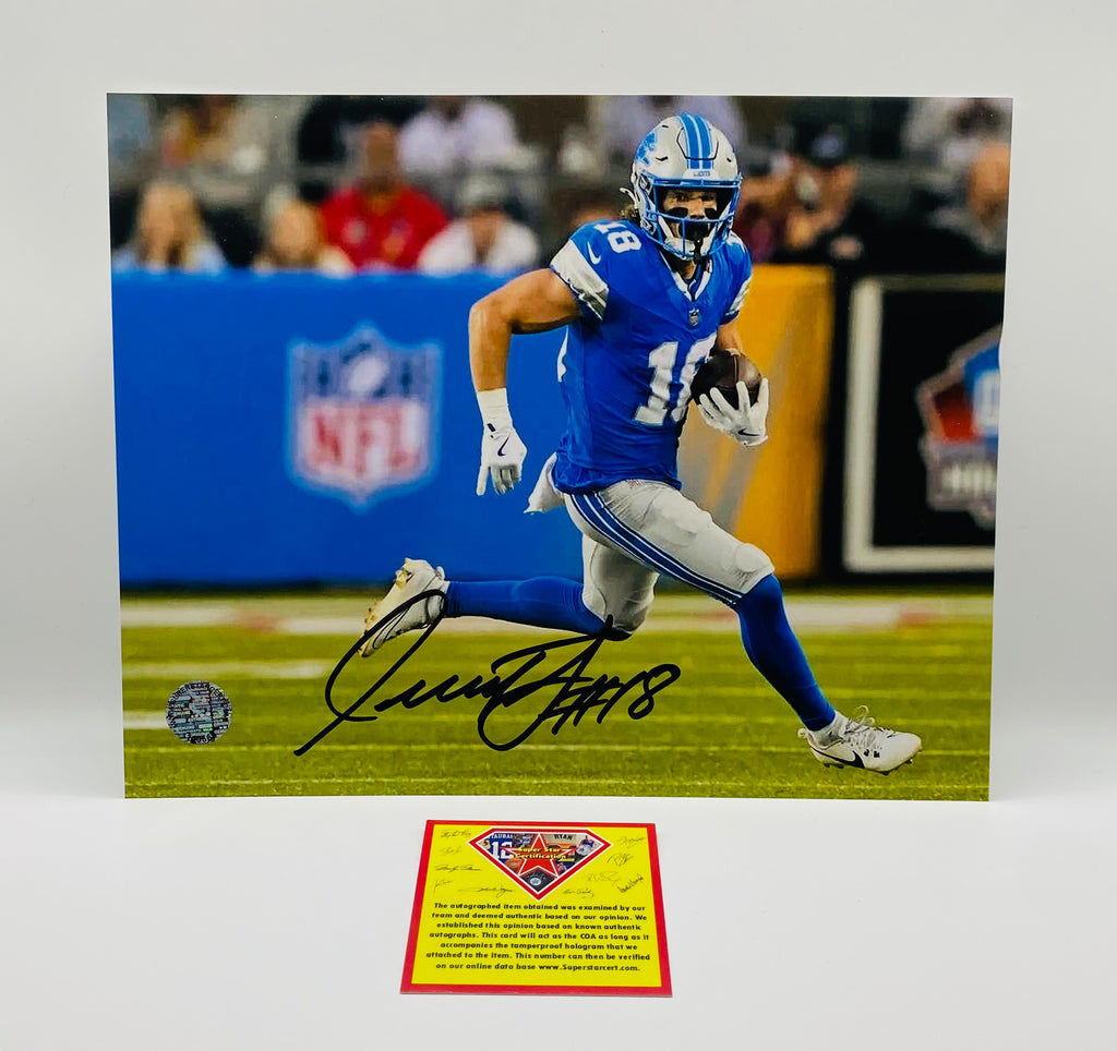 Isaac TeSlaa Signed 8x10 Photo With COA (140569) (Lions)