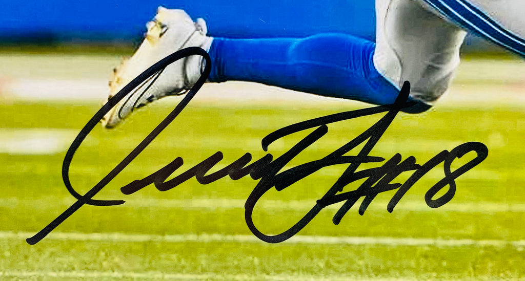 Isaac TeSlaa Signed 8x10 Photo With COA (140569) (Lions)