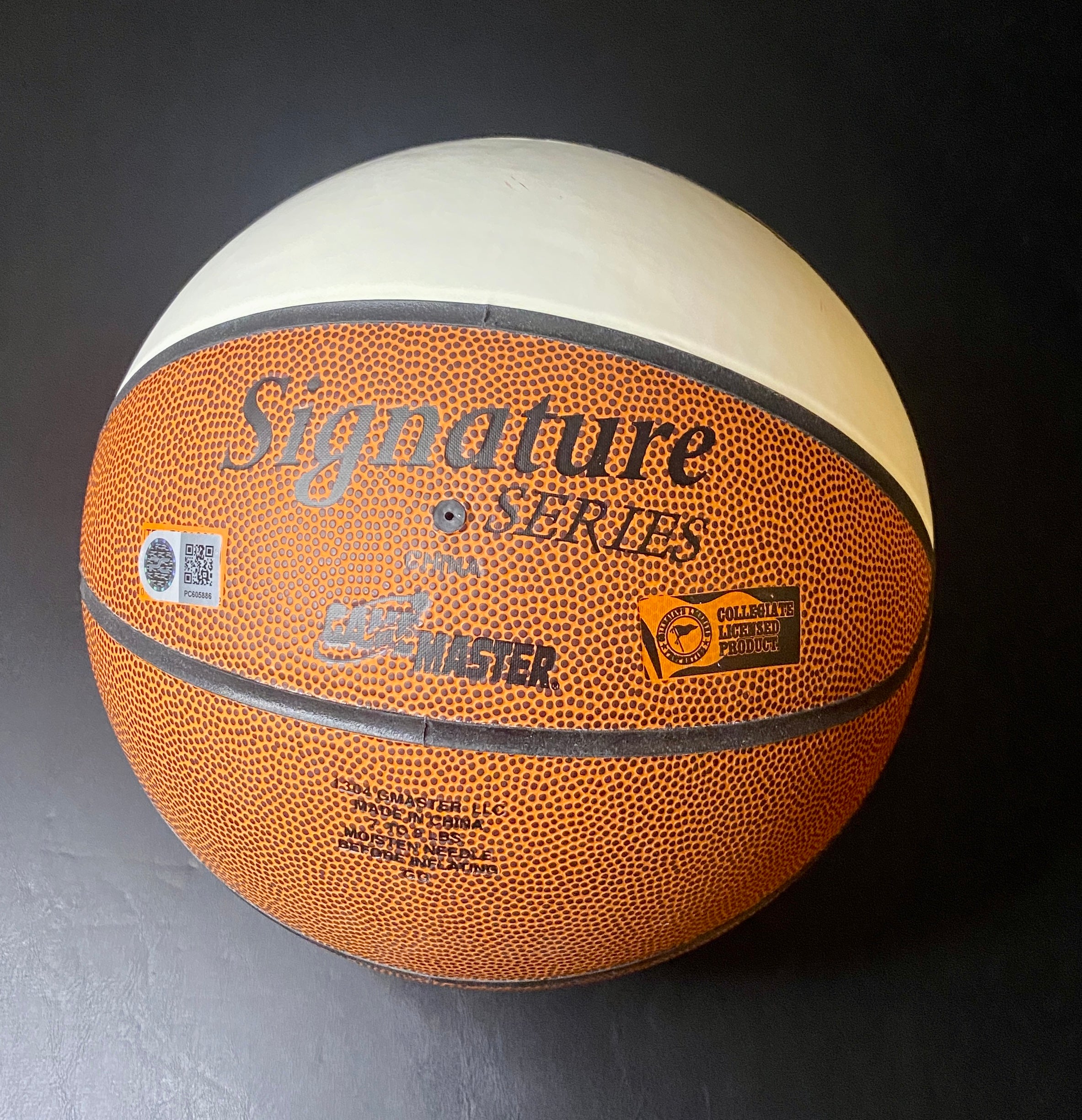 Isiah Thomas Signed Logo Basketball With COA (PC605886) (Hoosiers, Pistons)