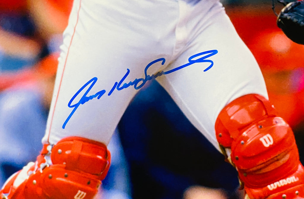 Ivan Rodriguez Signed 16x20 Photo With COA (PC488554) (Rangers)