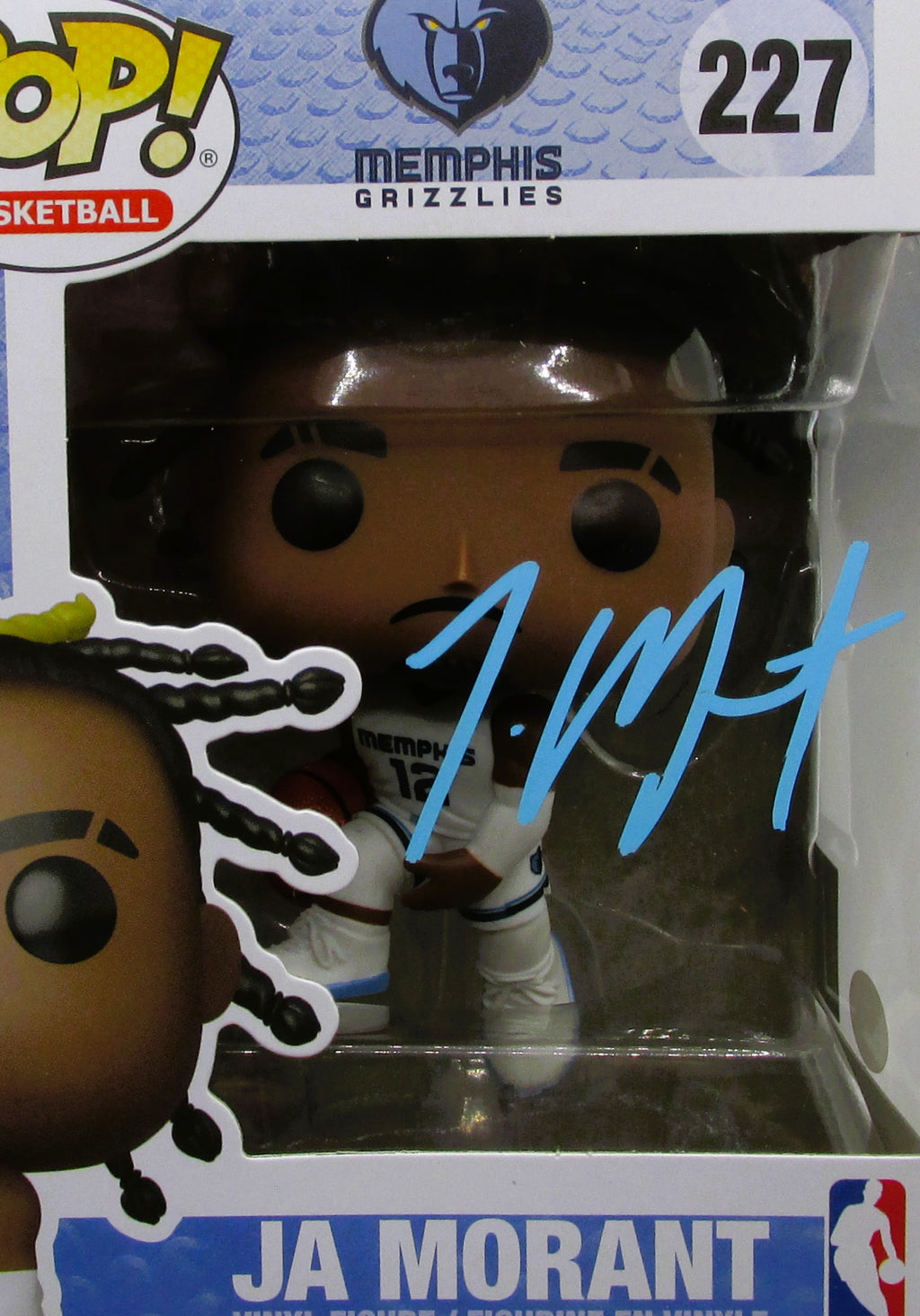 Ja Morant Signed Funko In Case With COA (A52608) (Grizzlies)