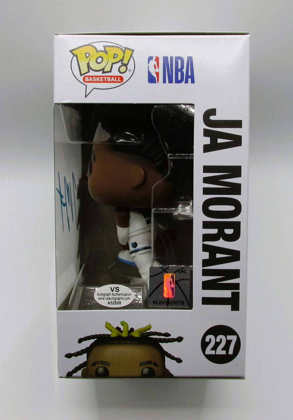 Ja Morant Signed Funko In Case With COA (A52608) (Grizzlies)