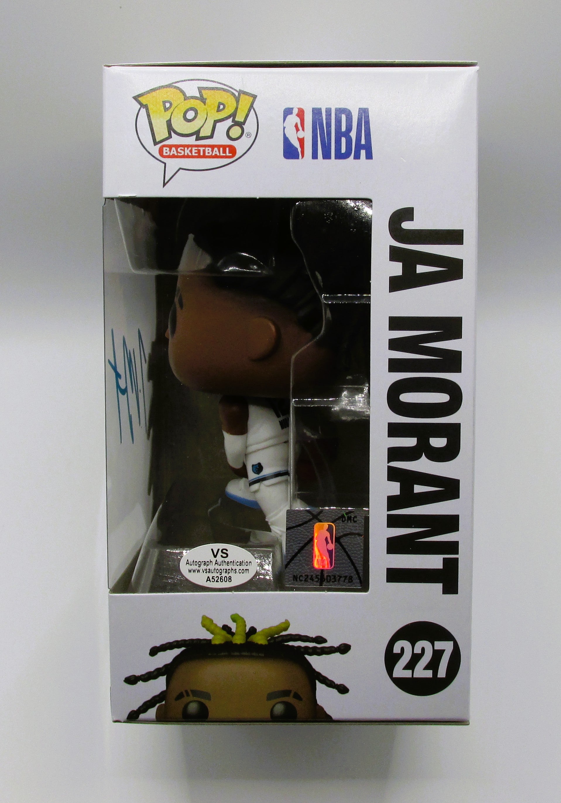 Ja Morant Signed Funko In Case With COA (A52608) (Grizzlies)