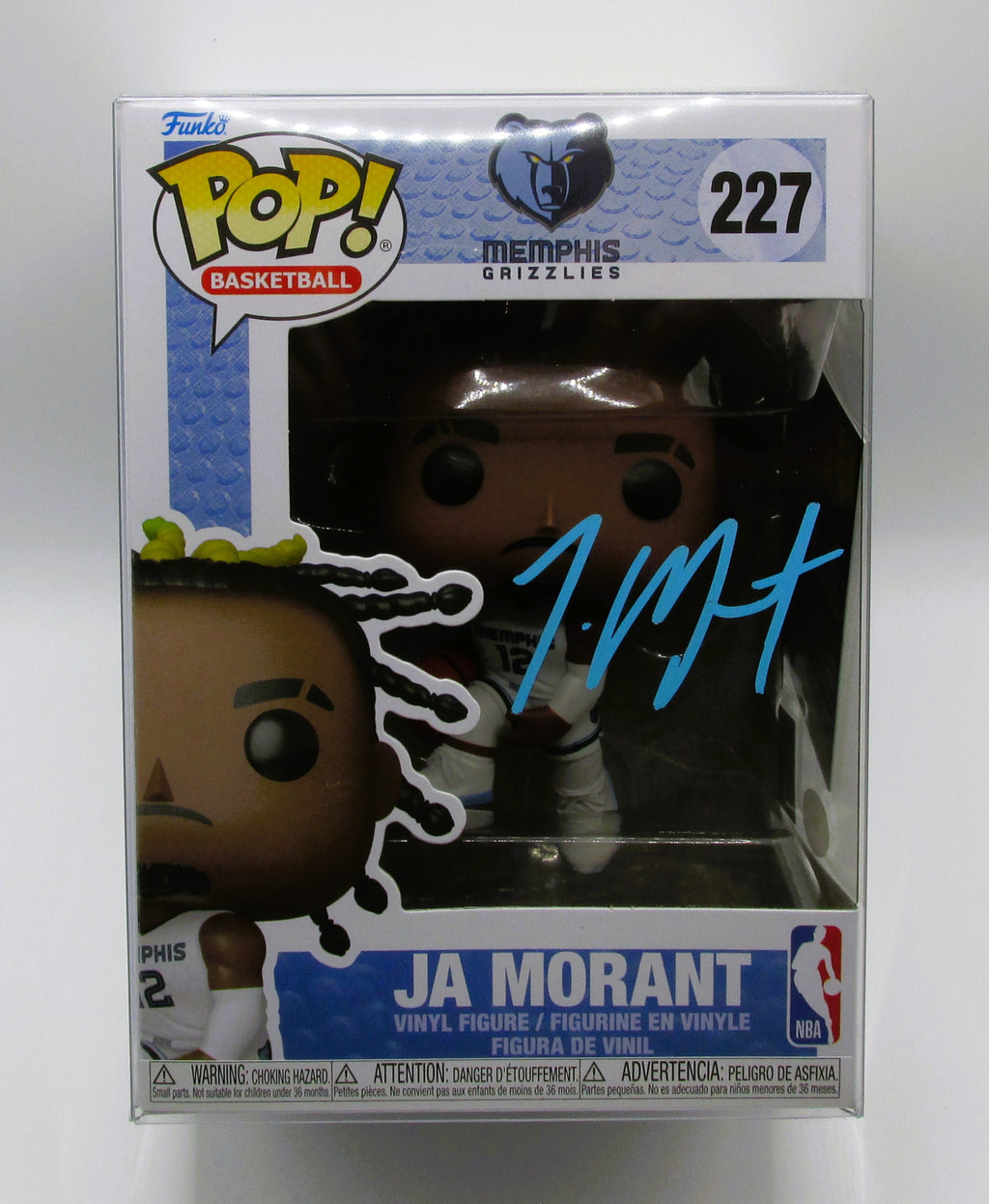 Ja Morant Signed Funko In Case With COA (A52608) (Grizzlies)