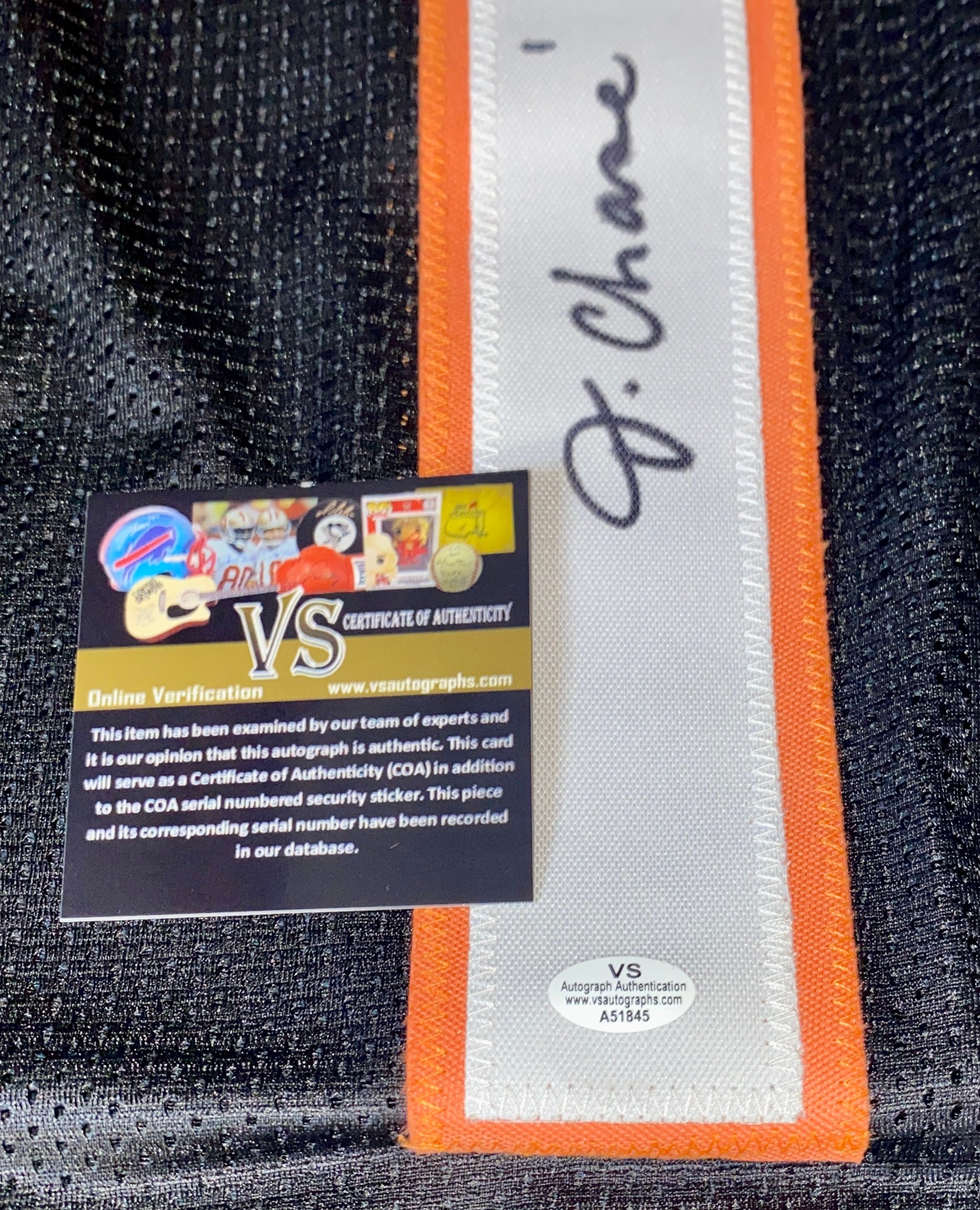 Ja'Marr Chase Signed Jersey With COA (A51845) (Bengals)