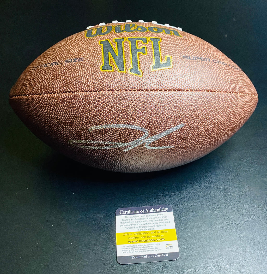 Jahmyr Gibbs Signed Football With COA (PC605988) (Lions)