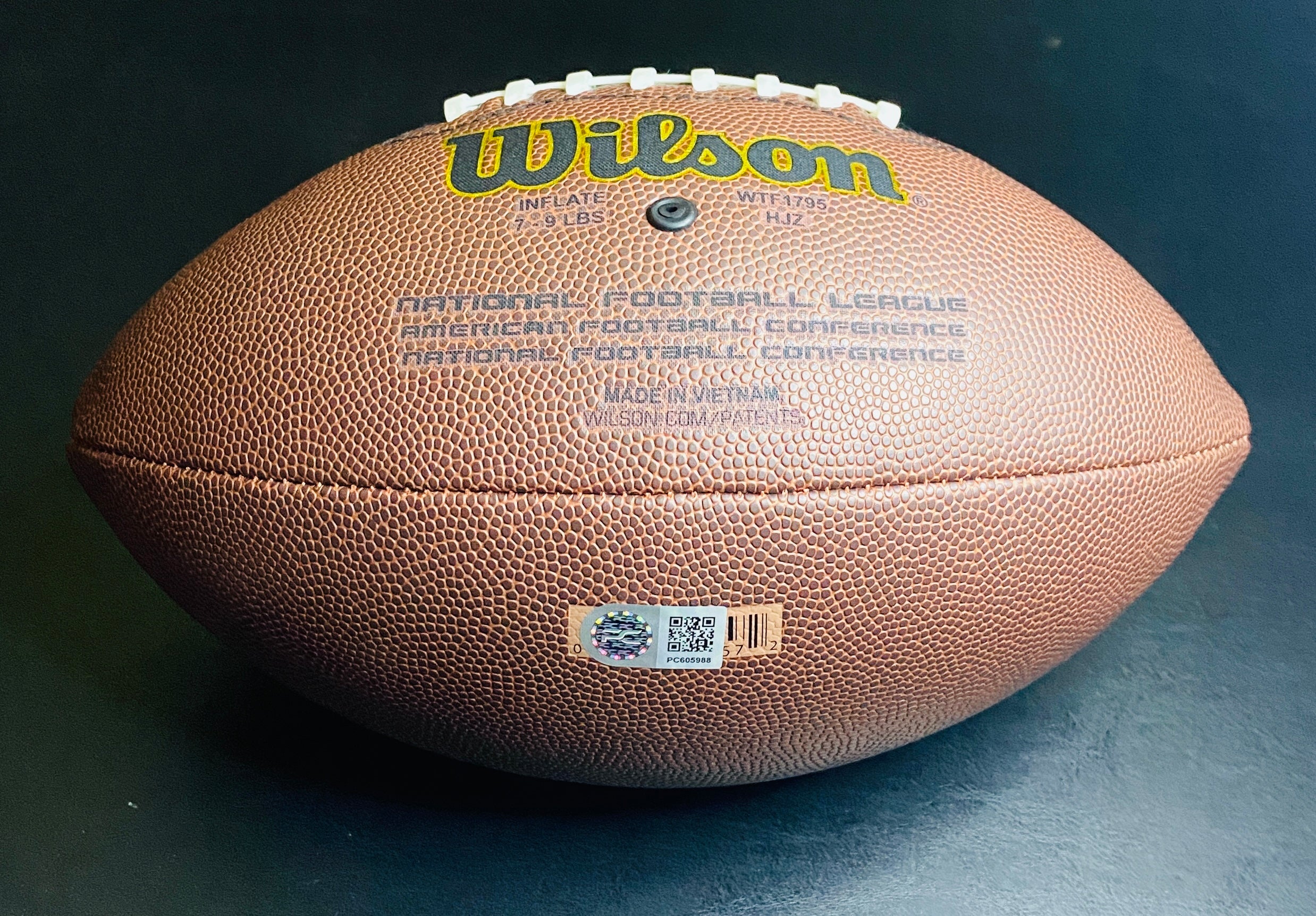Jahmyr Gibbs Signed Football With COA (PC605988) (Lions)