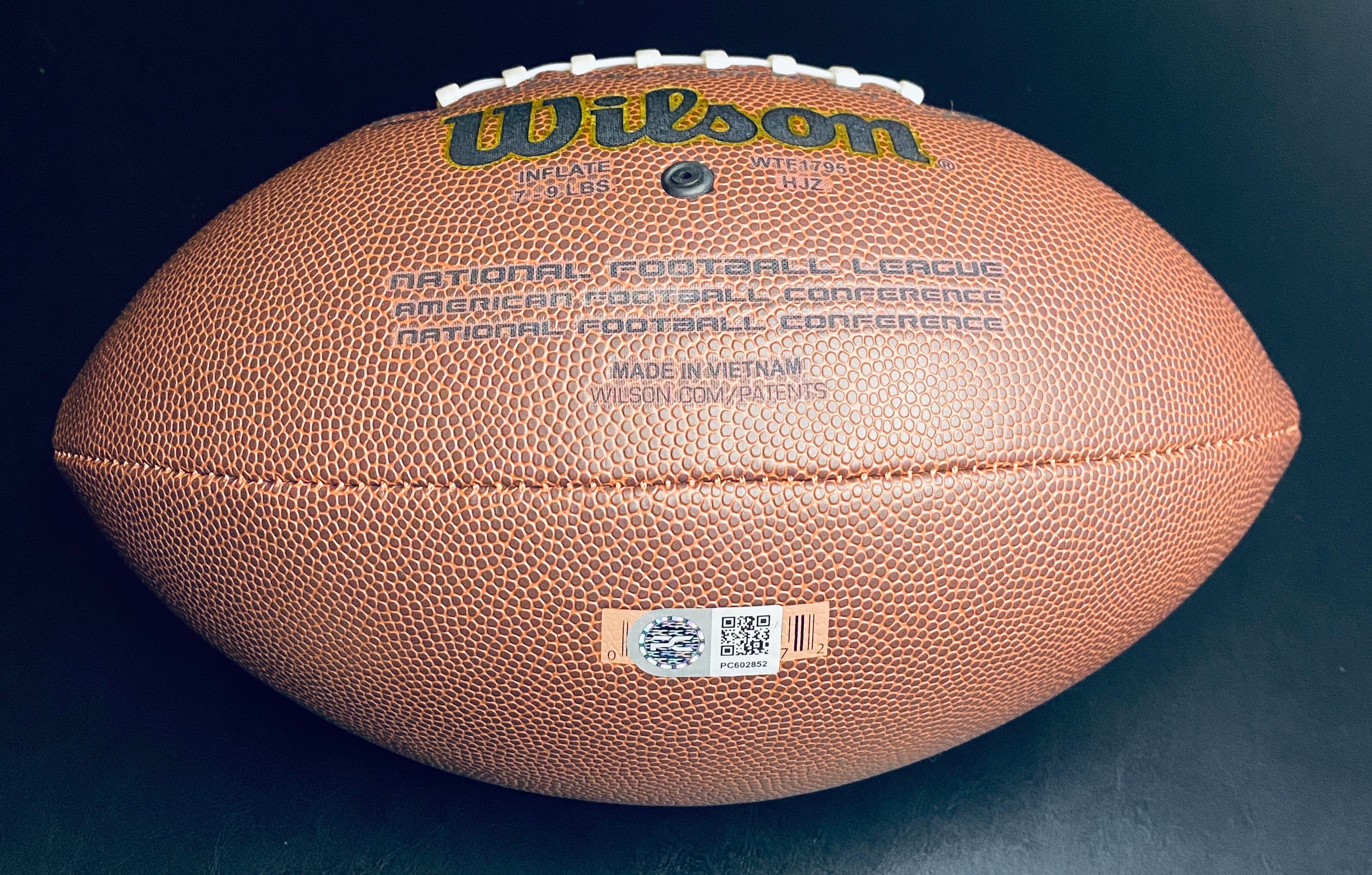 Jalen Hurts Signed Football With COA (PC602852) (Eagles)