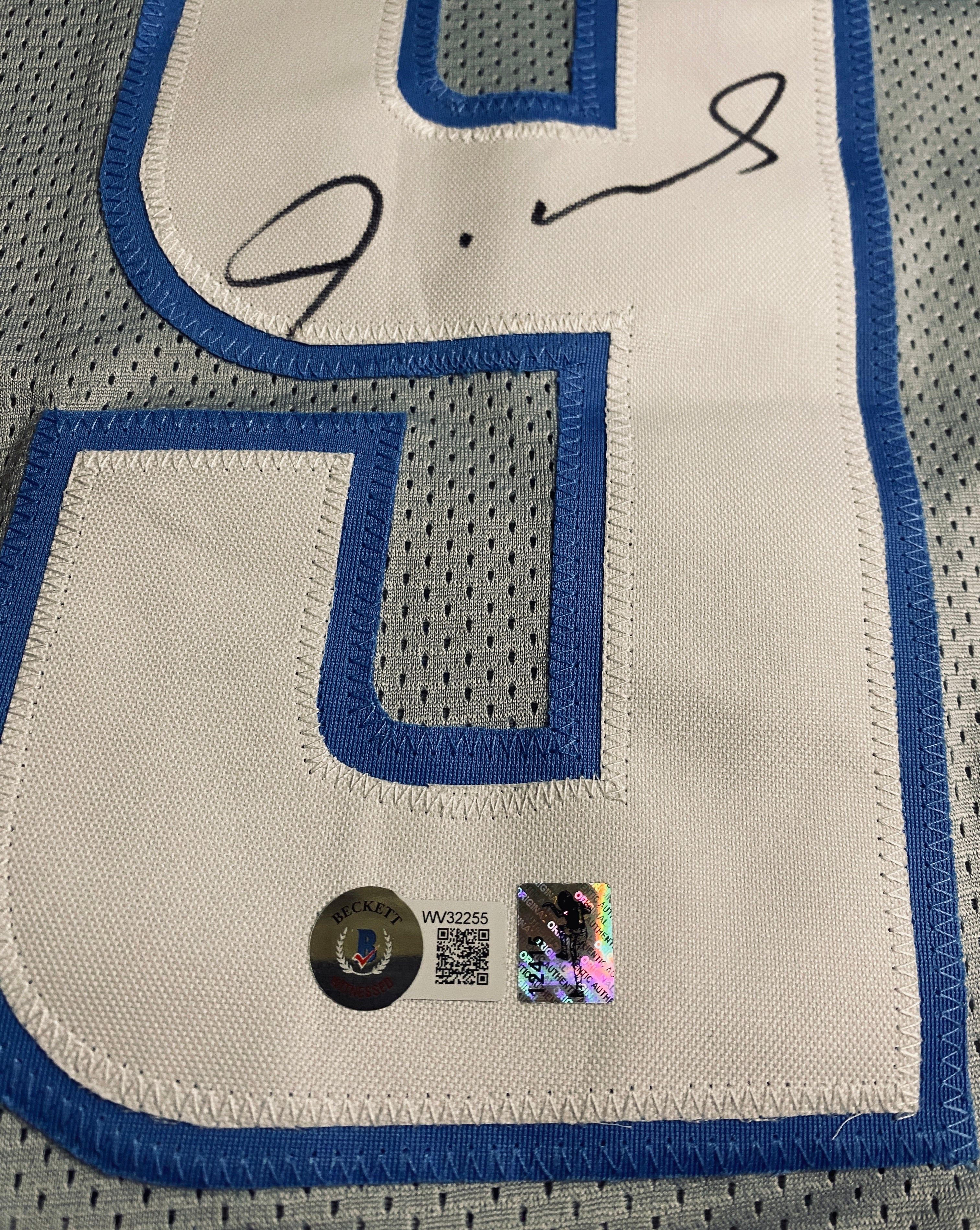 Jameson Williams Signed Authentic Jersey With COA (WV32255) (Lions)