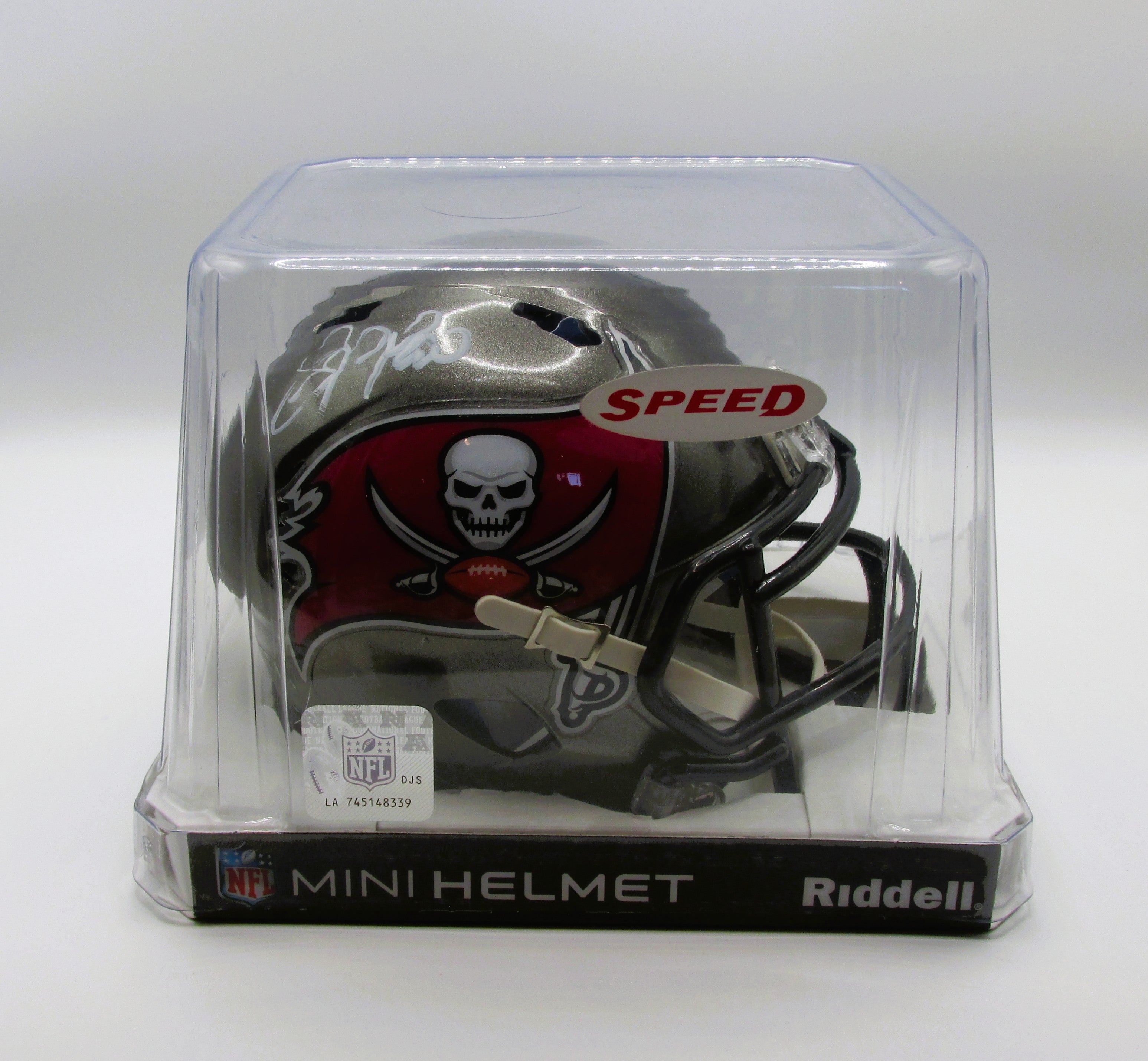 Jason Pierre-Paul Signed Mini Helmet With COA (WH95576) (Bucs)