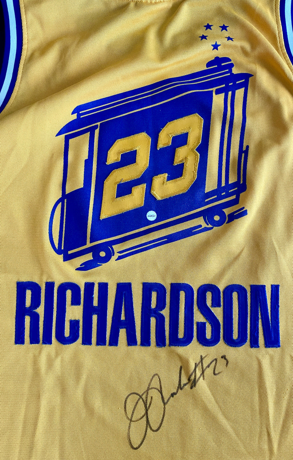 Jason Richardson Signed Jersey With COA (PC487227) (Warriors)