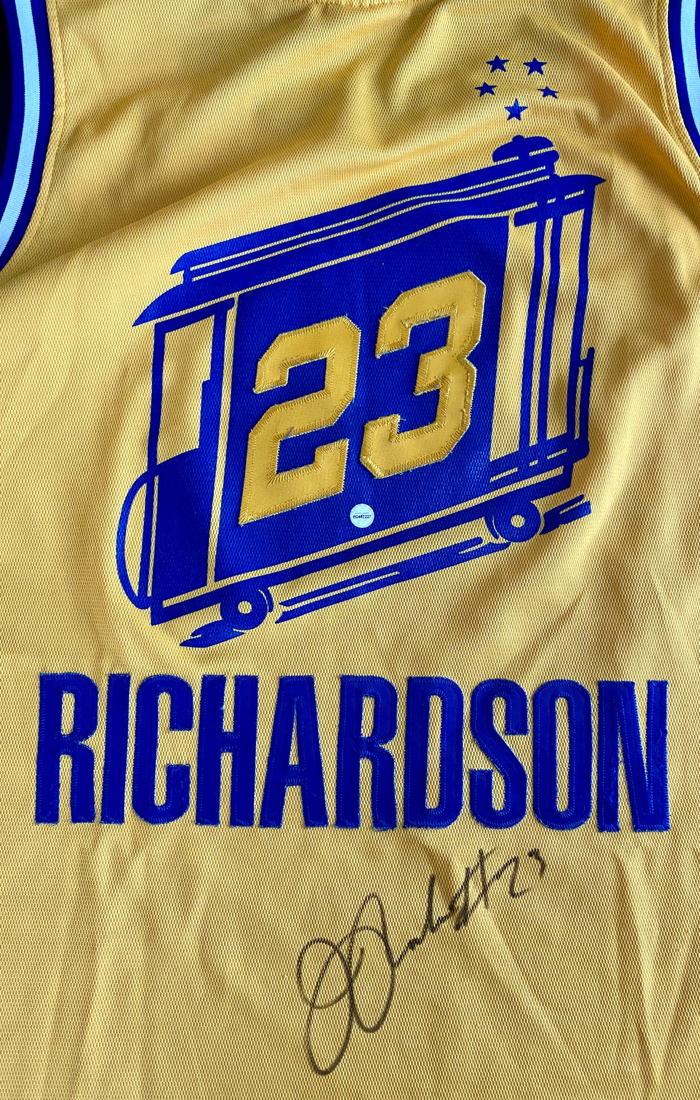Jason Richardson Signed Jersey With COA (PC487227) (Warriors)