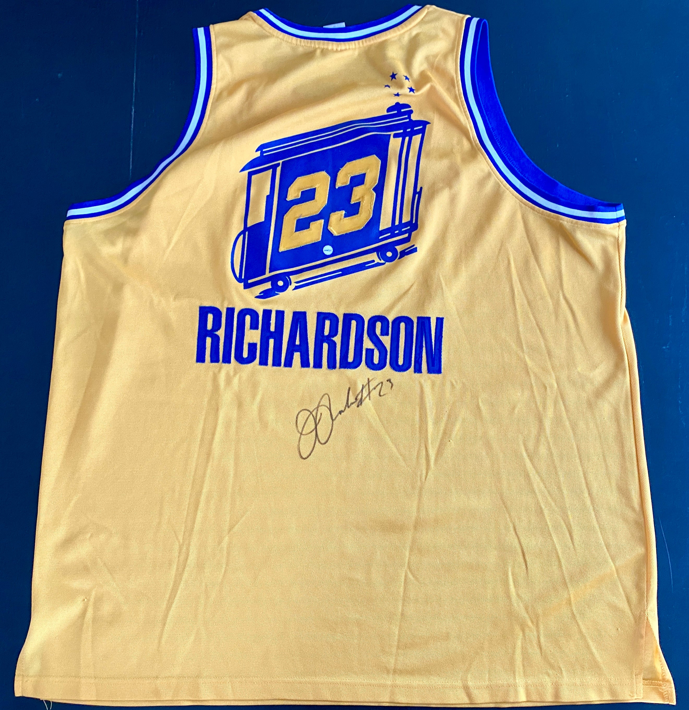 Jason Richardson Signed Jersey With COA (PC487227) (Warriors)