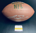 Jaxson Dart Signed Football With COA (PC602738) (Giants)