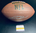 Jaxson Dart Signed Football With COA (PC602743) (Giants)