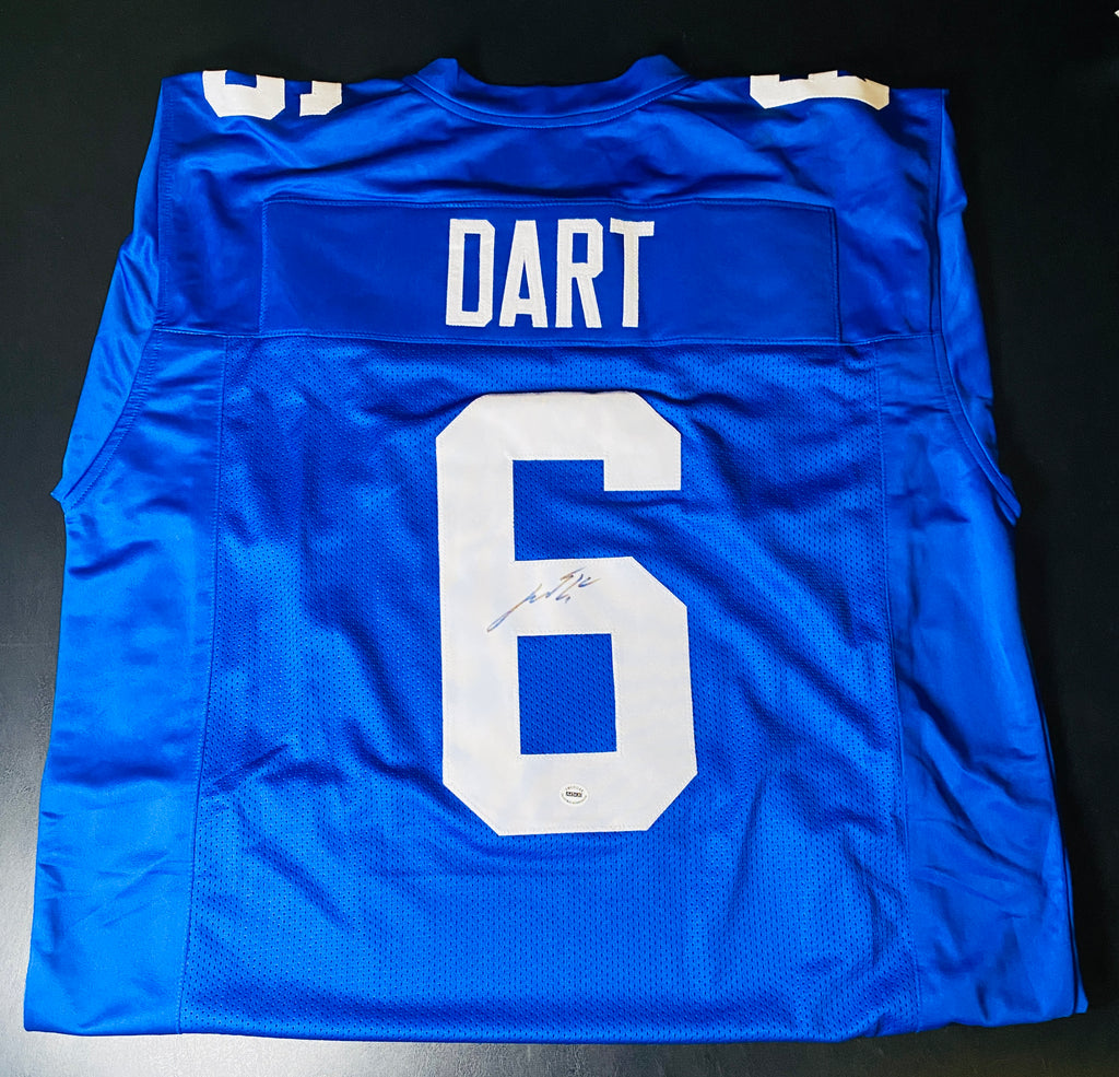 Jaxson Dart Signed Jersey With COA (A45430) (Giants)