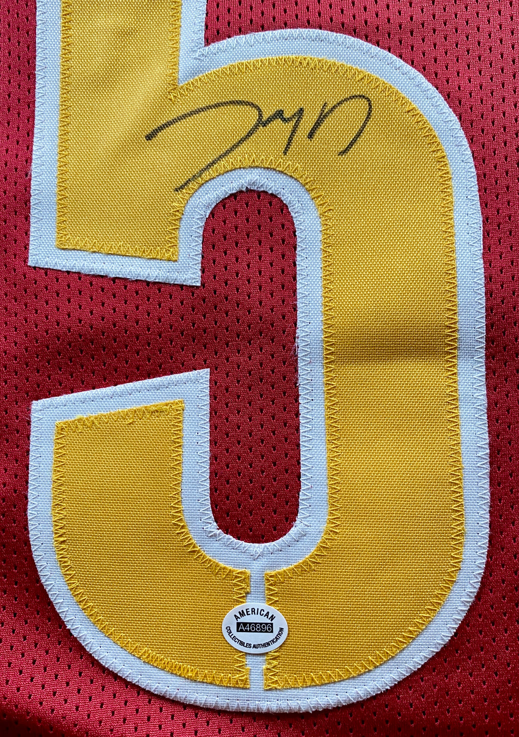 Jayden Daniels Signed Jersey With COA (A46896) (Commanders)