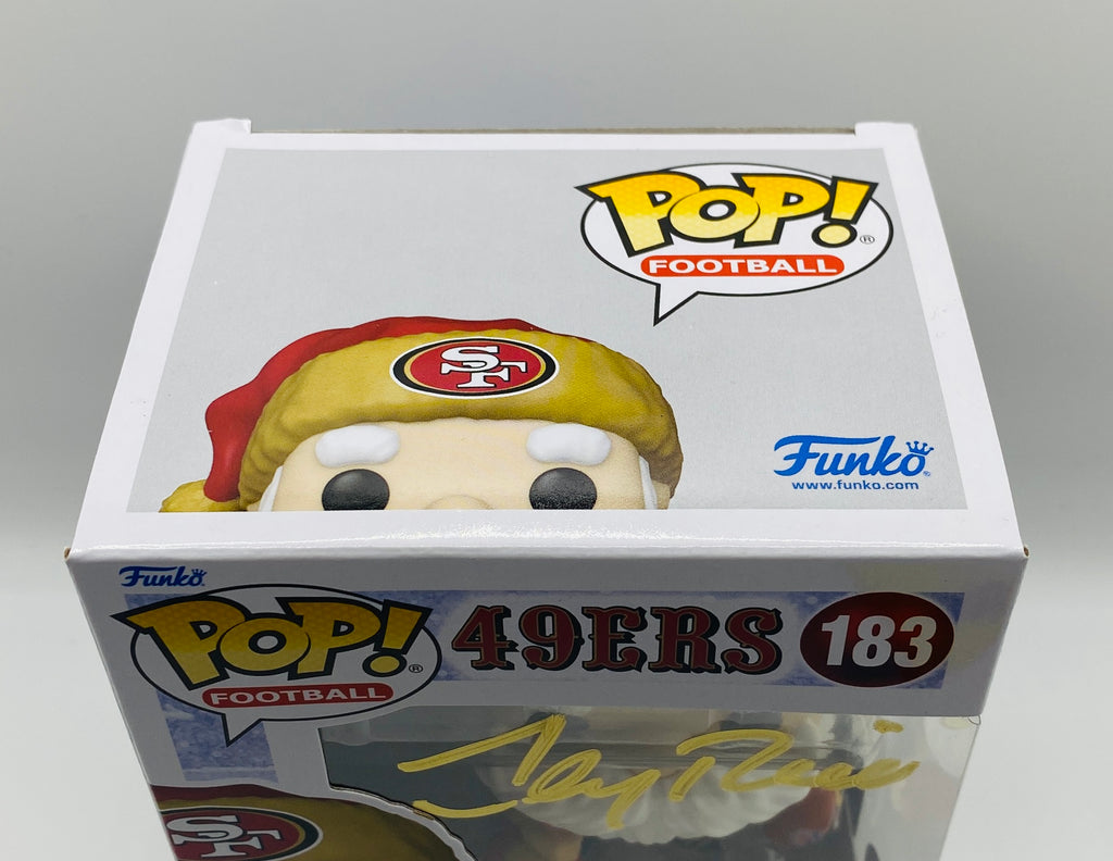 Jerry Rice Signed Funko In Case With COA (130693) (49ers)