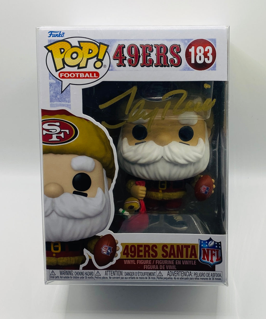 Jerry Rice Signed Funko In Case With COA (130693) (49ers)