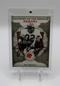 Jim Brown Signed Card With HOF '71 Inscription And COA (PC484973) (Browns)