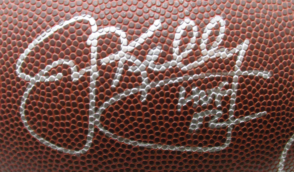 Jim Kelly, Thurman Thomas And Andre Reed Signed Football With COA (Bills)