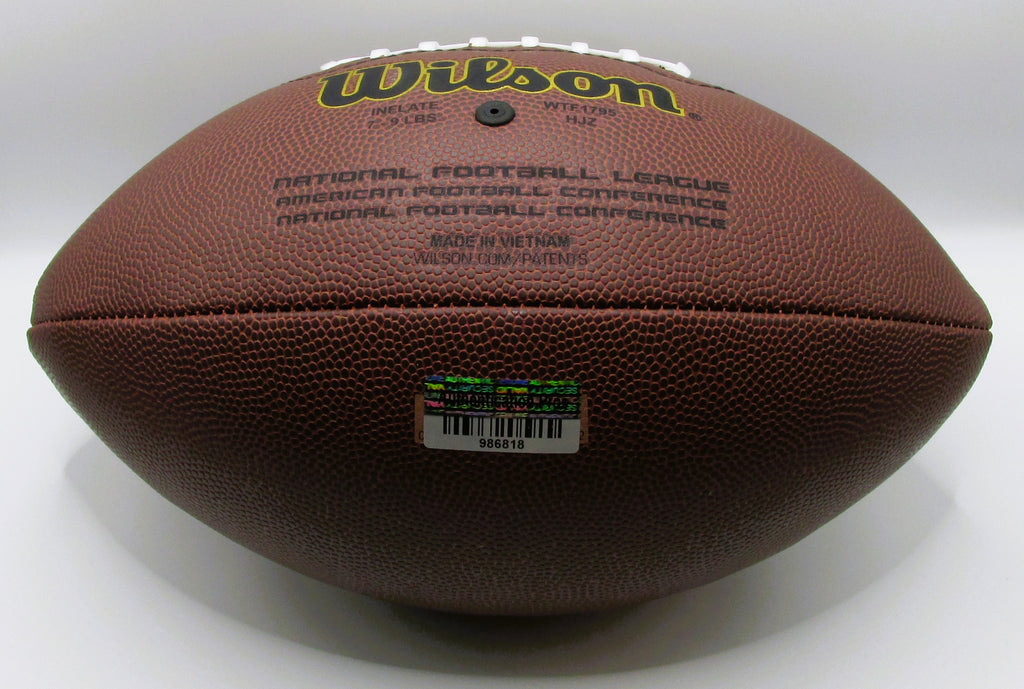 Jim Kelly, Thurman Thomas And Andre Reed Signed Football With COA (Bills)