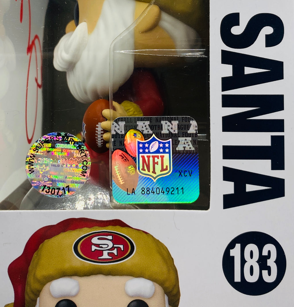 Joe Montana Signed Funko In Case With COA (130717) (49ers)
