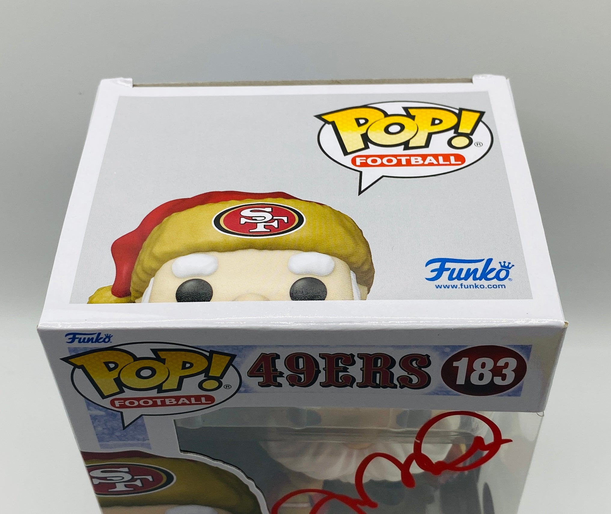 Joe Montana Signed Funko In Case With COA (130717) (49ers)