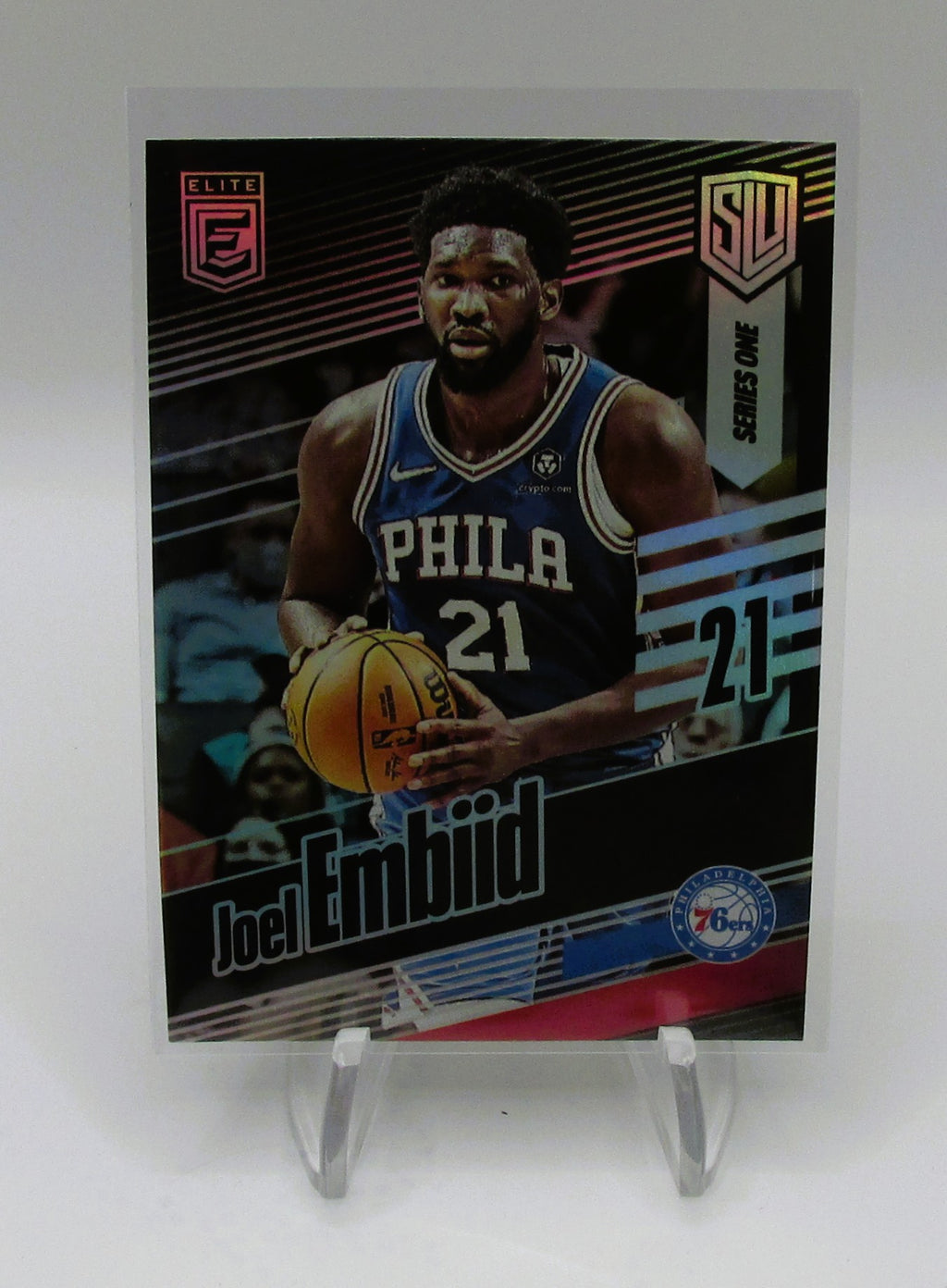 Joel Embiid Signed Starting Lineup Box With COA (PC488182) (76ers)