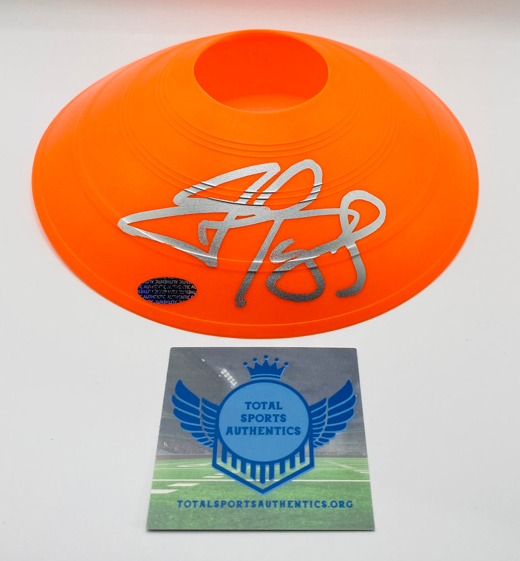 Johnny Manziel Signed Field Marker With COA (3203051) (Aggies)