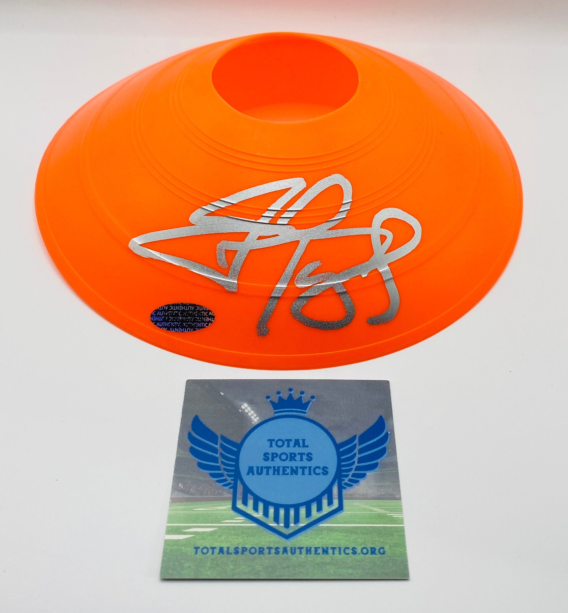 Johnny Manziel Signed Field Marker With COA (3203051) (Aggies)