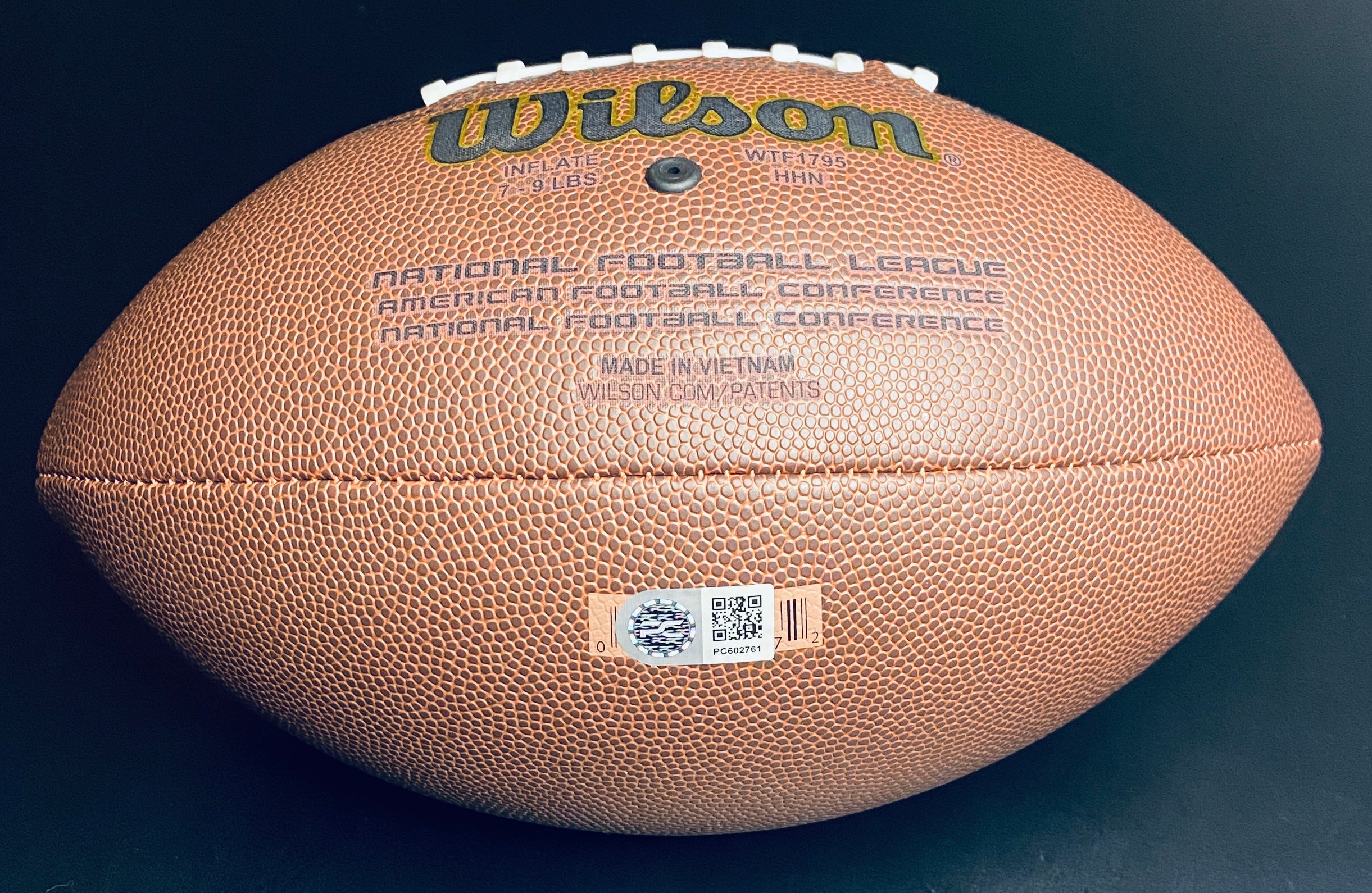 Jordan Love Signed Football With COA (PC602761) (Packers)