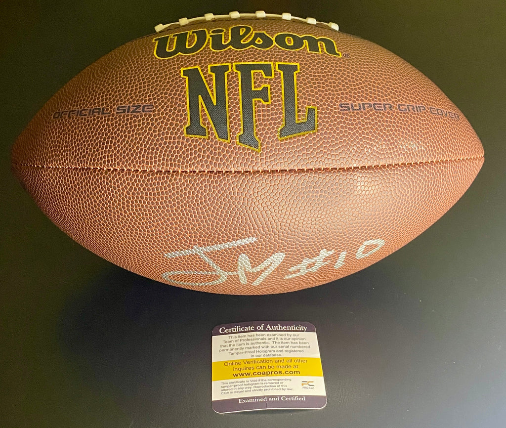 Jordan Love Signed Football With COA (PC602764) (Packers)