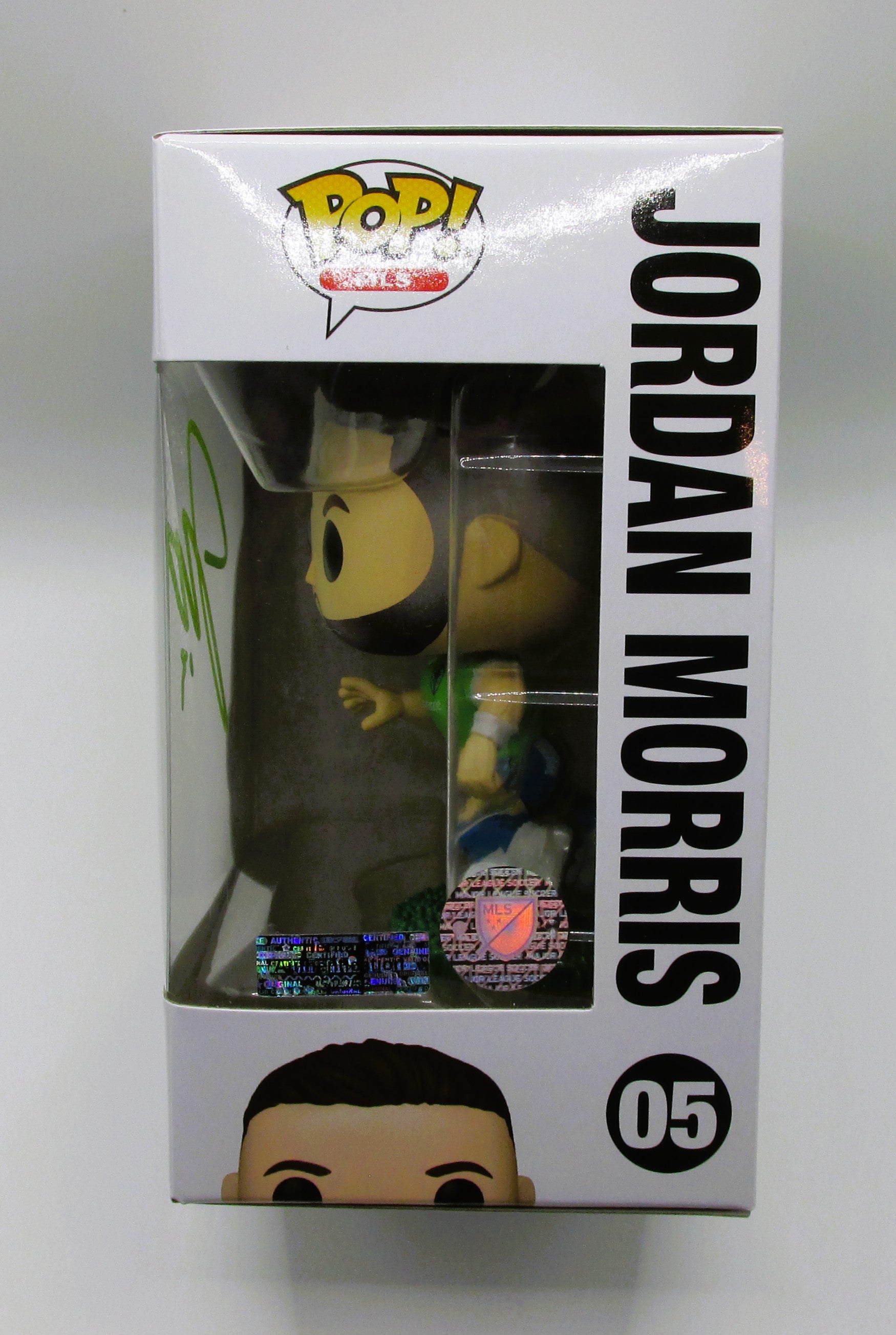 Jordan Morris Signed Funko In Case With COA (152253) (Sounders FC)