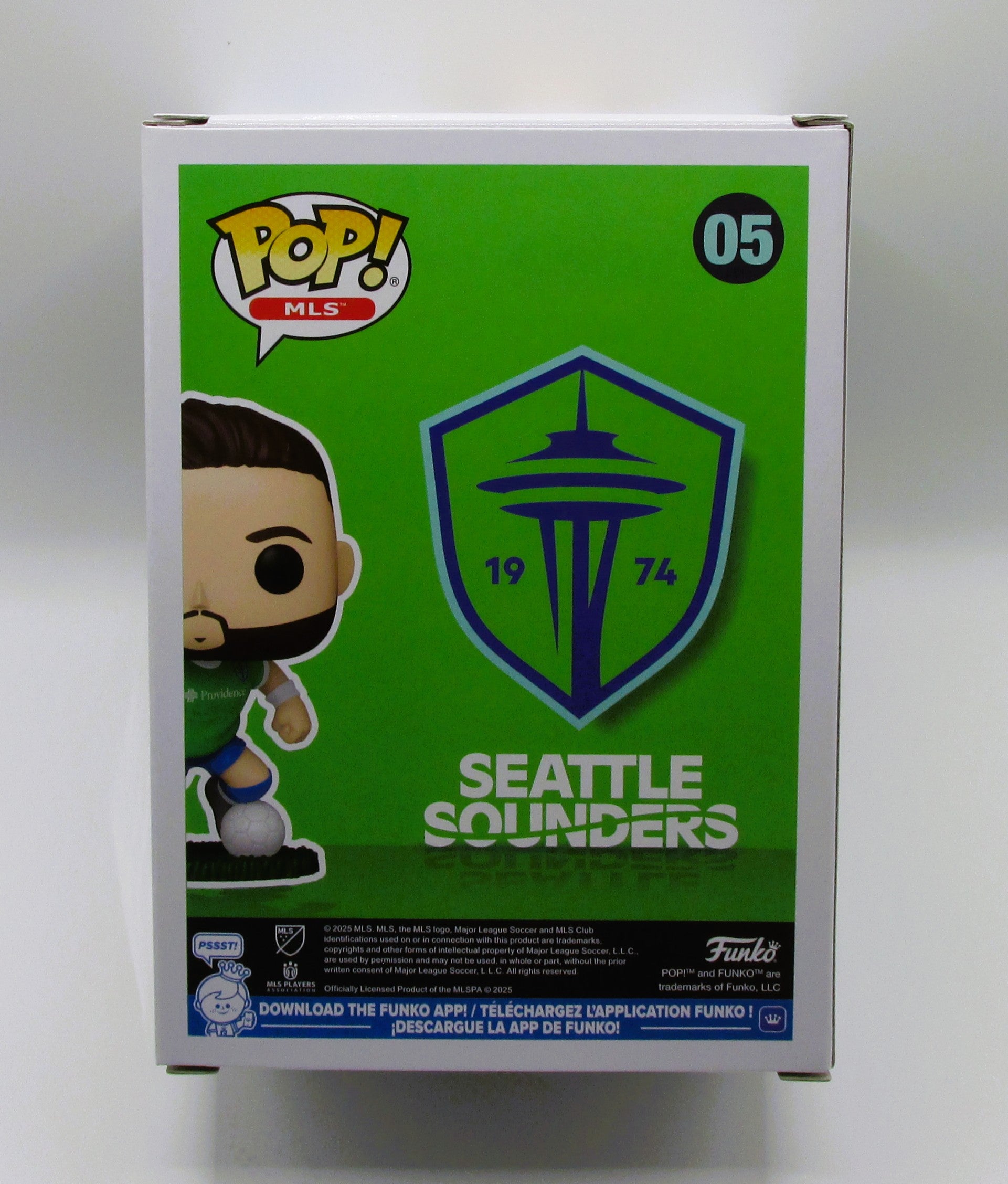Jordan Morris Signed Funko In Case With COA (152253) (Sounders FC)