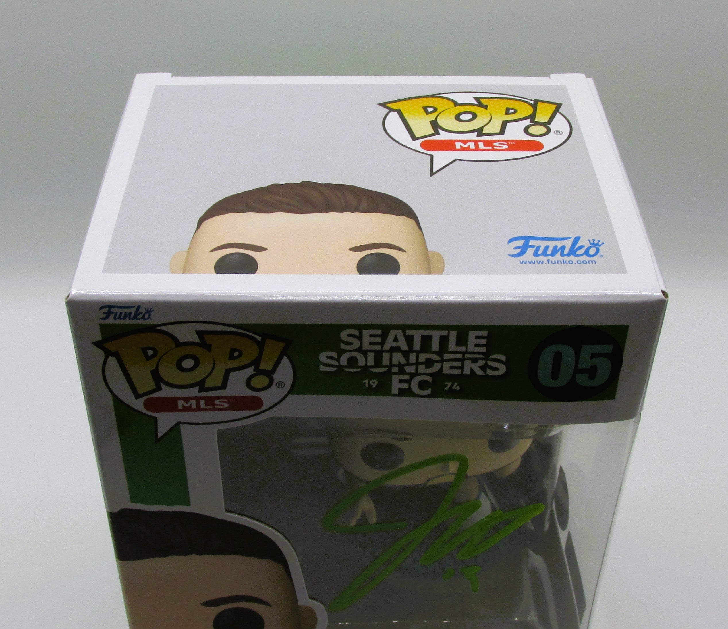 Jordan Morris Signed Funko In Case With COA (152253) (Sounders FC)