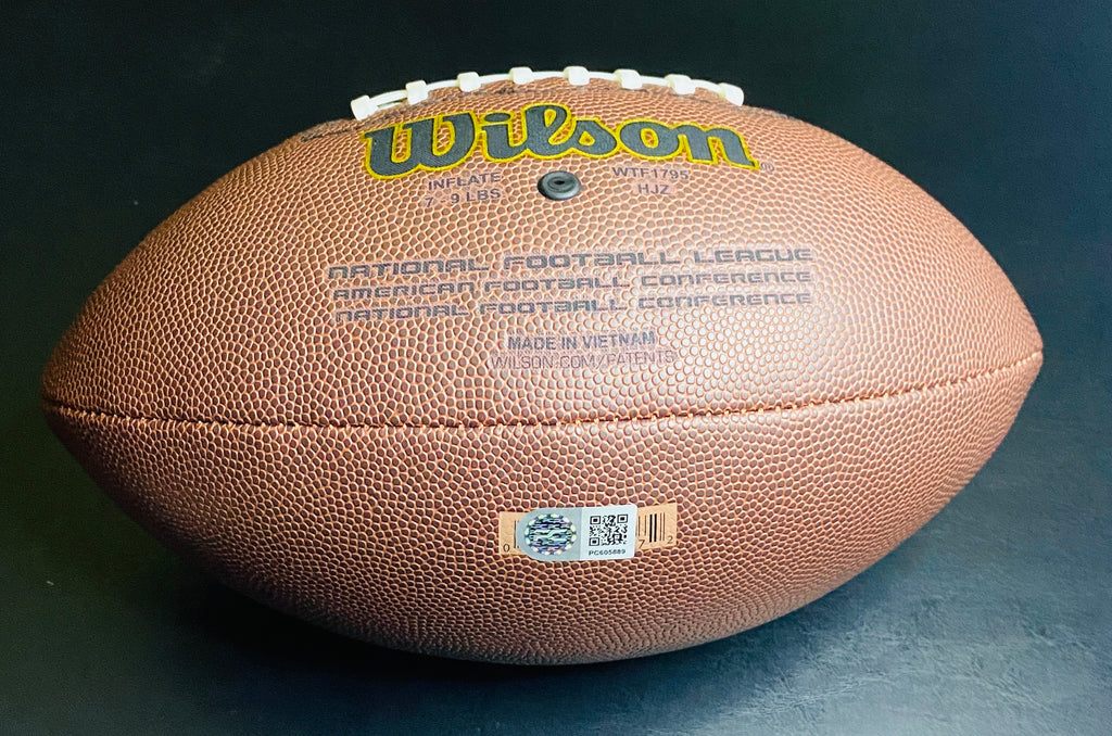 Josh Allen Signed Football With COA (PC605889) (Bills)