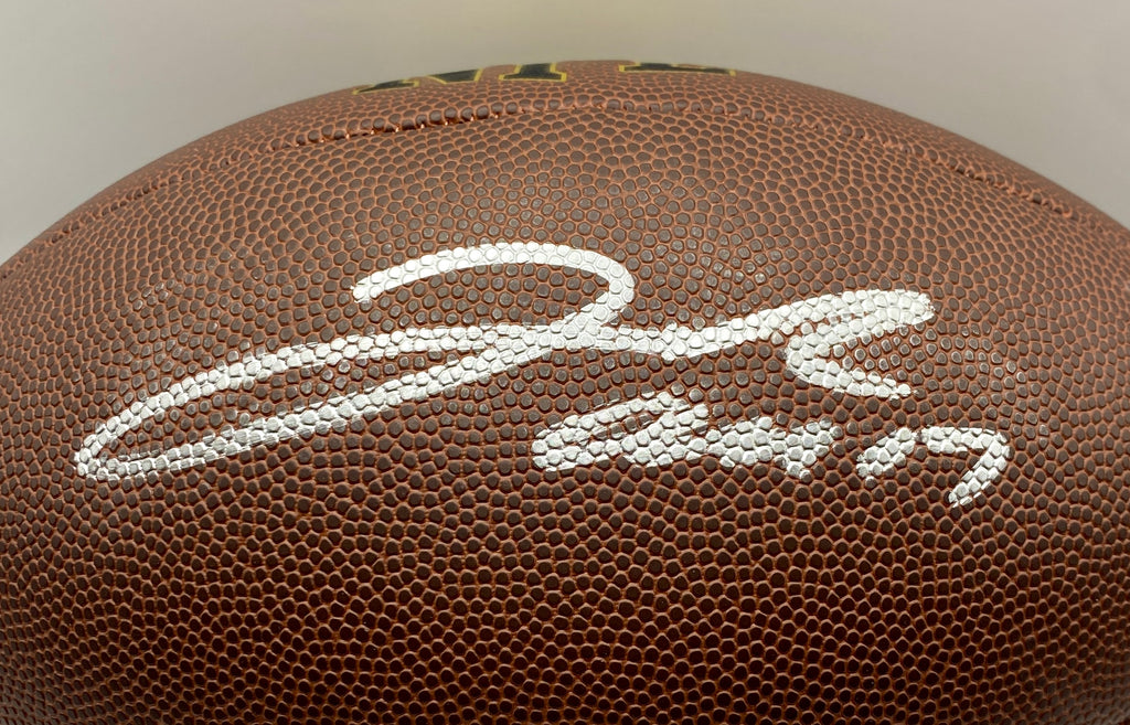 Josh Allen Signed Football With COA (PC605901) (Bills)