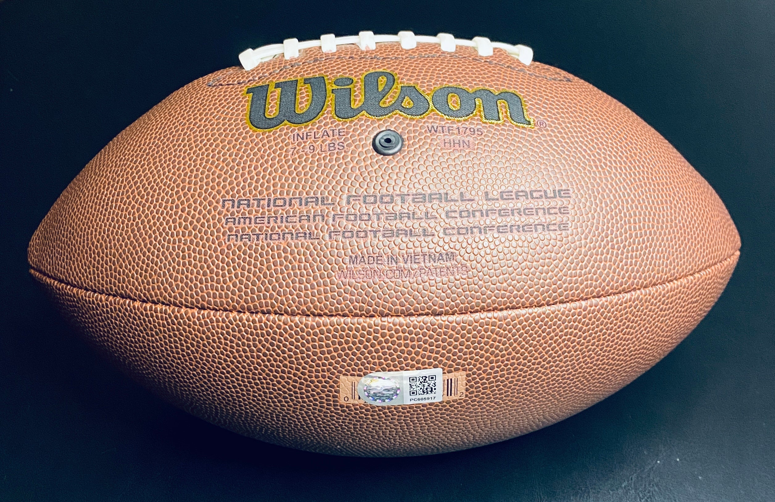 Josh Allen Signed Football With COA (PC605917) (Bills)
