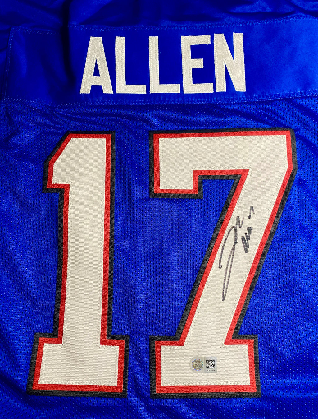 Josh Allen Signed Jersey With COA (PC605804) (Bills)