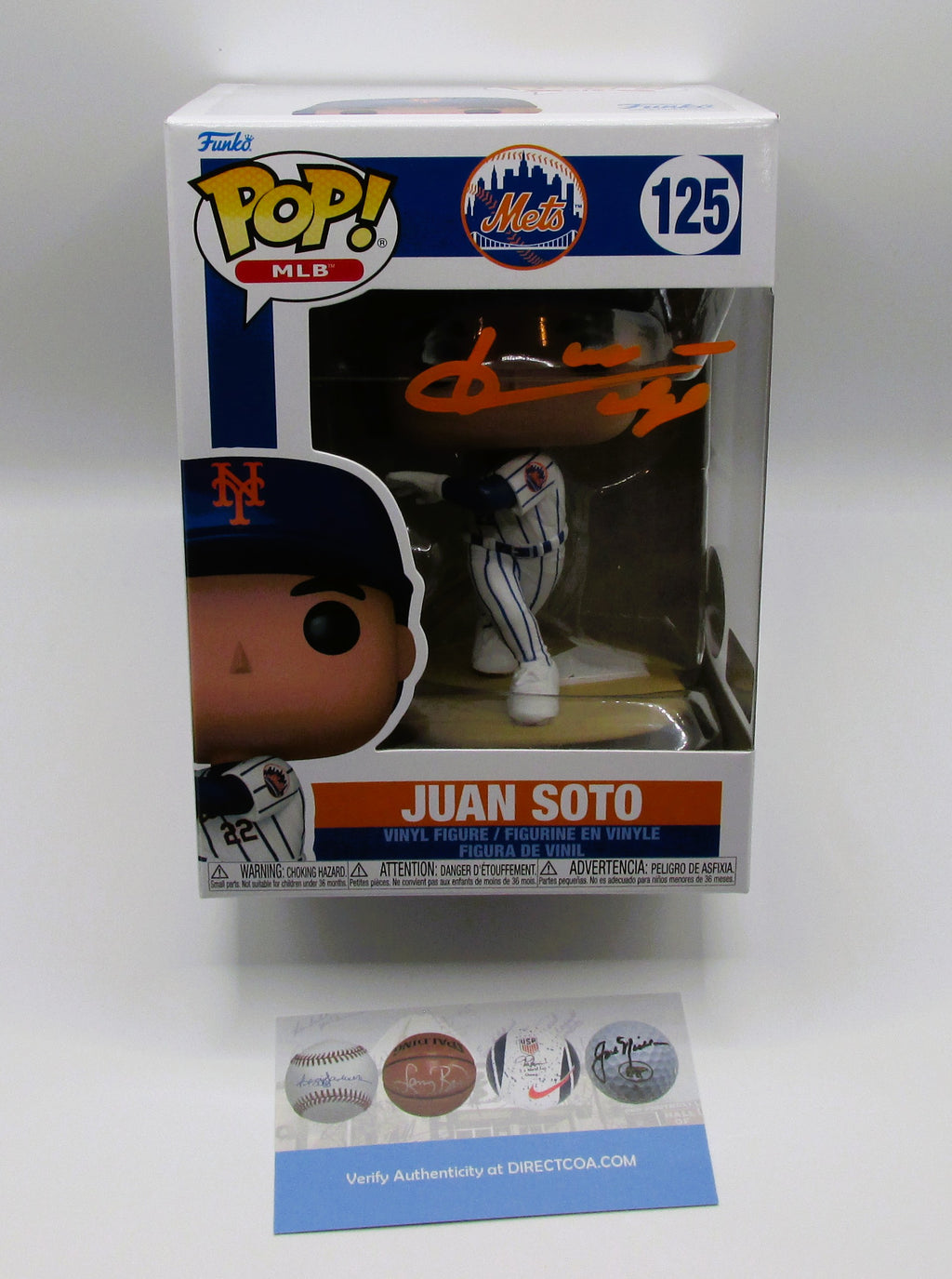 Juan Soto Signed Funko In Case With COA (2371612) (Mets)