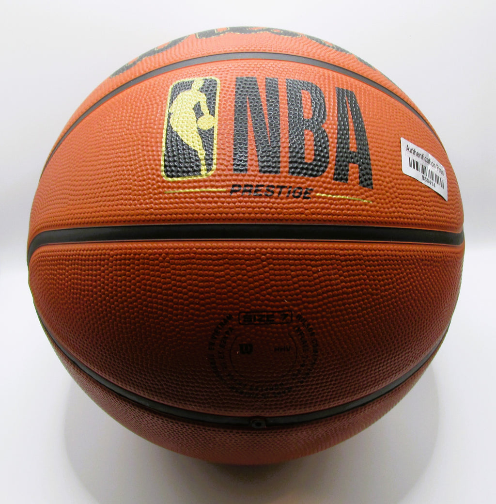 Julius Erving Signed Basketball With Inscription And COA (985414) (76ers, Squires, Nets)