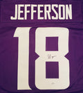Justin Jefferson Signed Jersey With COA (A46725) (Vikings)
