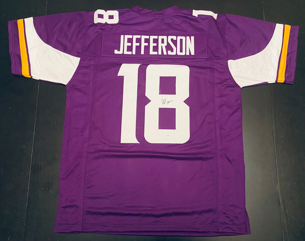 Justin Jefferson Signed Jersey With COA (A46725) (Vikings)