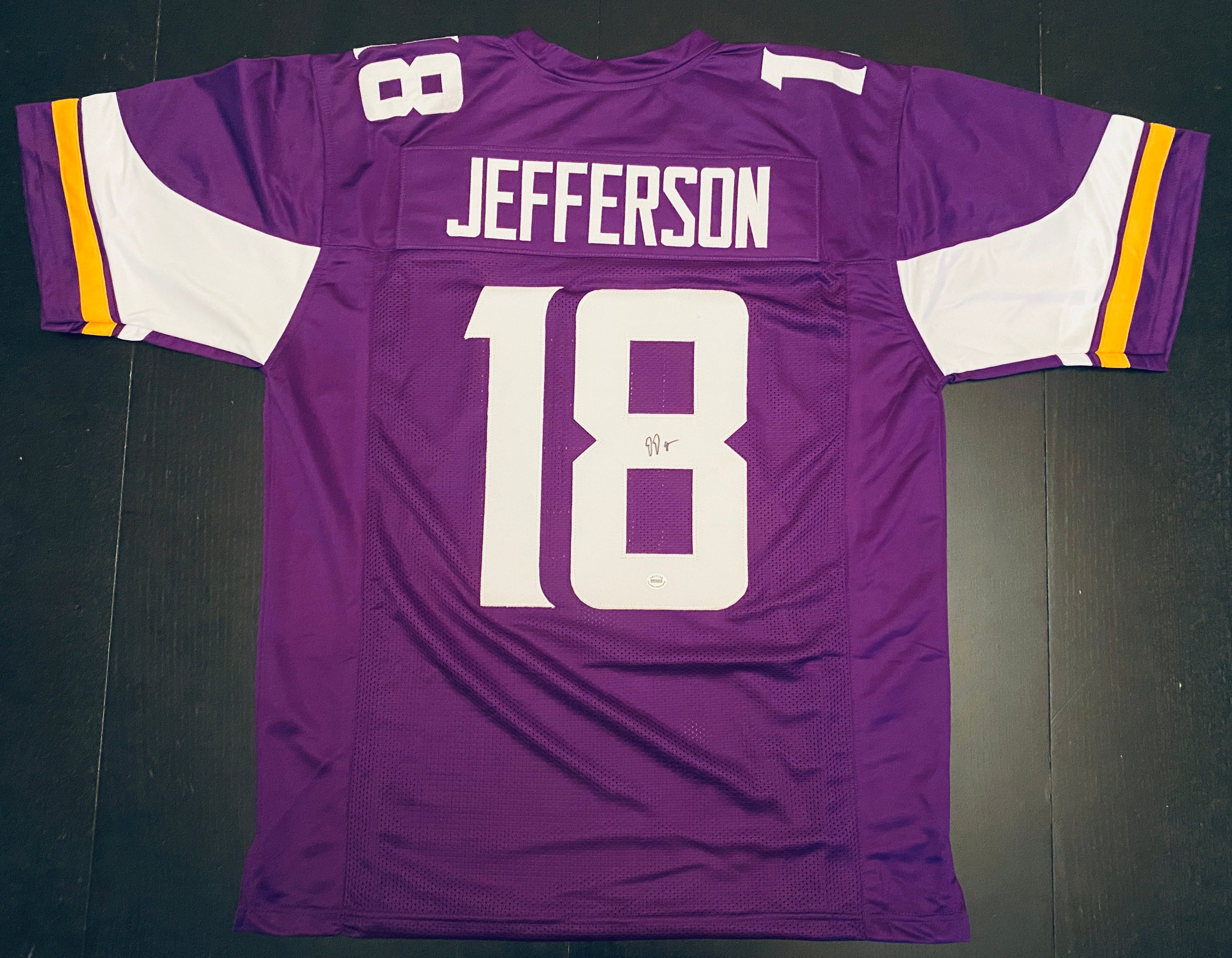 Justin Jefferson Signed Jersey With COA (A46726) (Vikings)