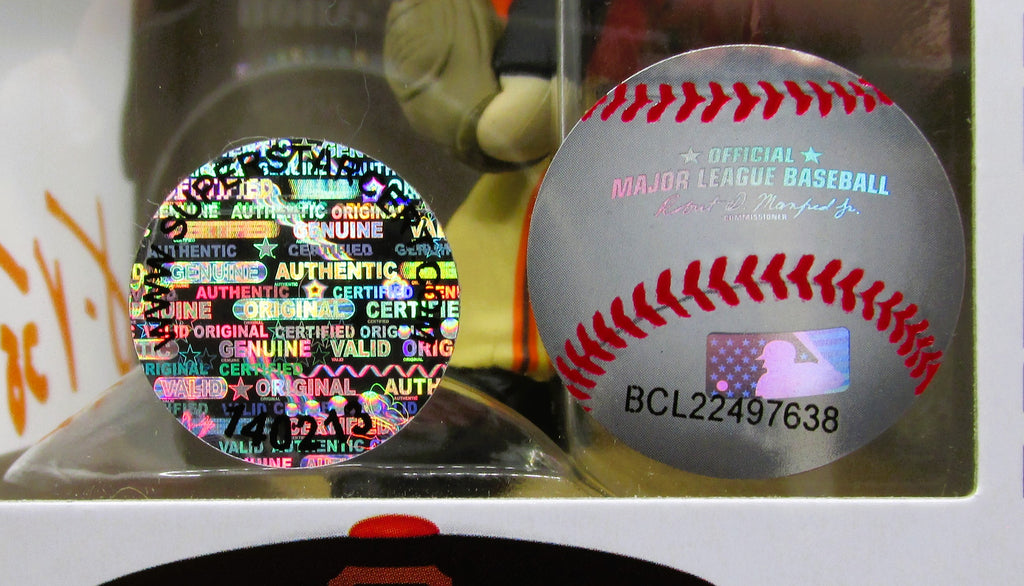 Justin Verlander Signed Funko In Case With COA (140213) (Giants)