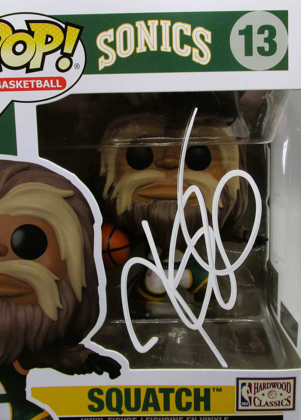Kevin Durant Signed Funko In Case With COA (152316) (Sonics)